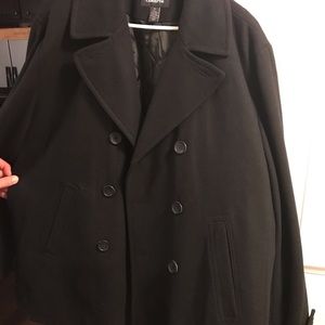 Claiborne Trenchcoat XL 60% Wool